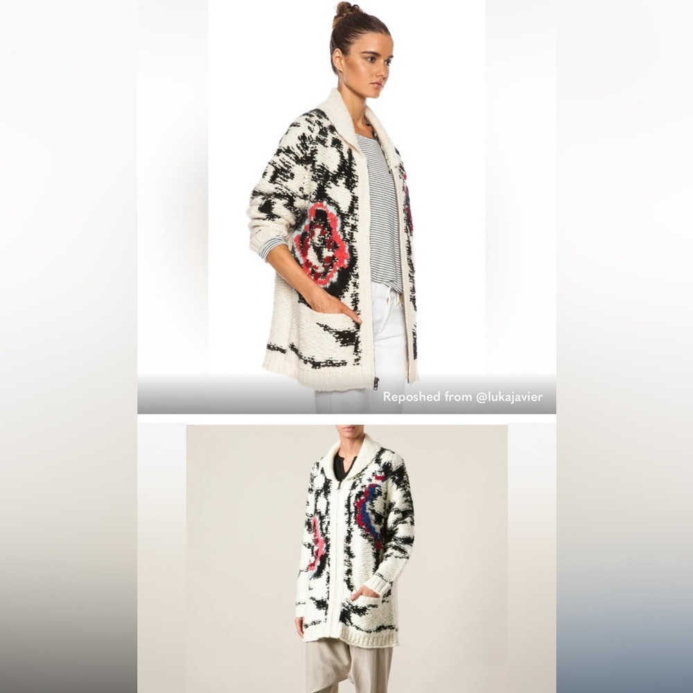 Isabel Marant Serra zipper cardigan 38